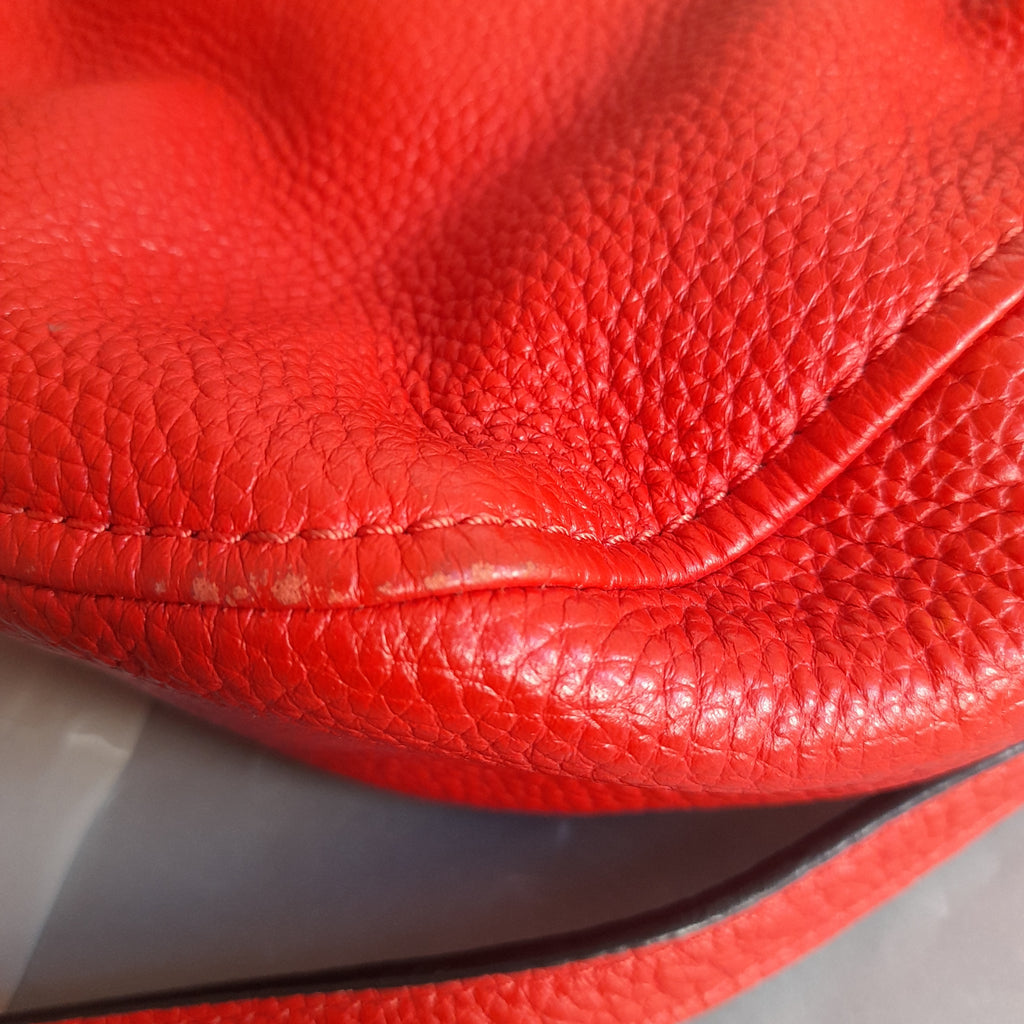 Michael Kors Red Sienna 'Bedford' Crossbody Bag | Pre Loved |