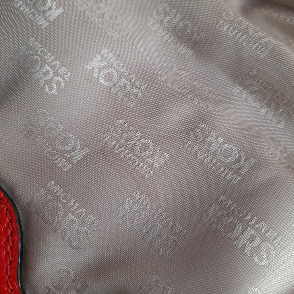 Michael Kors Red Sienna 'Bedford' Crossbody Bag | Pre Loved |