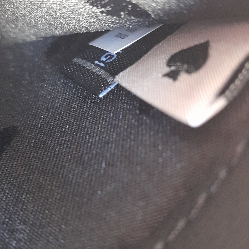 Kate Spade Black and Beige Continent Ziparound Wallet | Brand New |