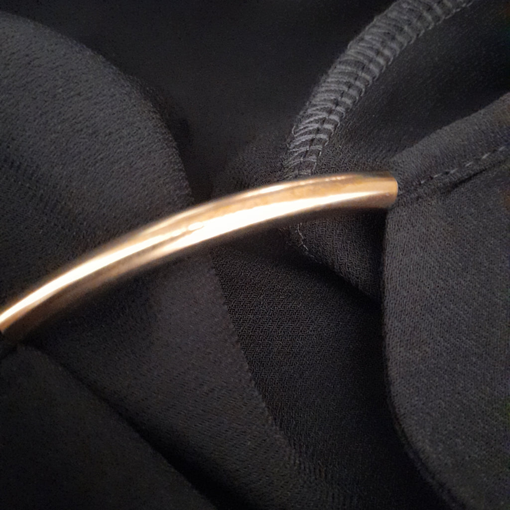 Mantra Black Top With Gold Bar | Brand New |