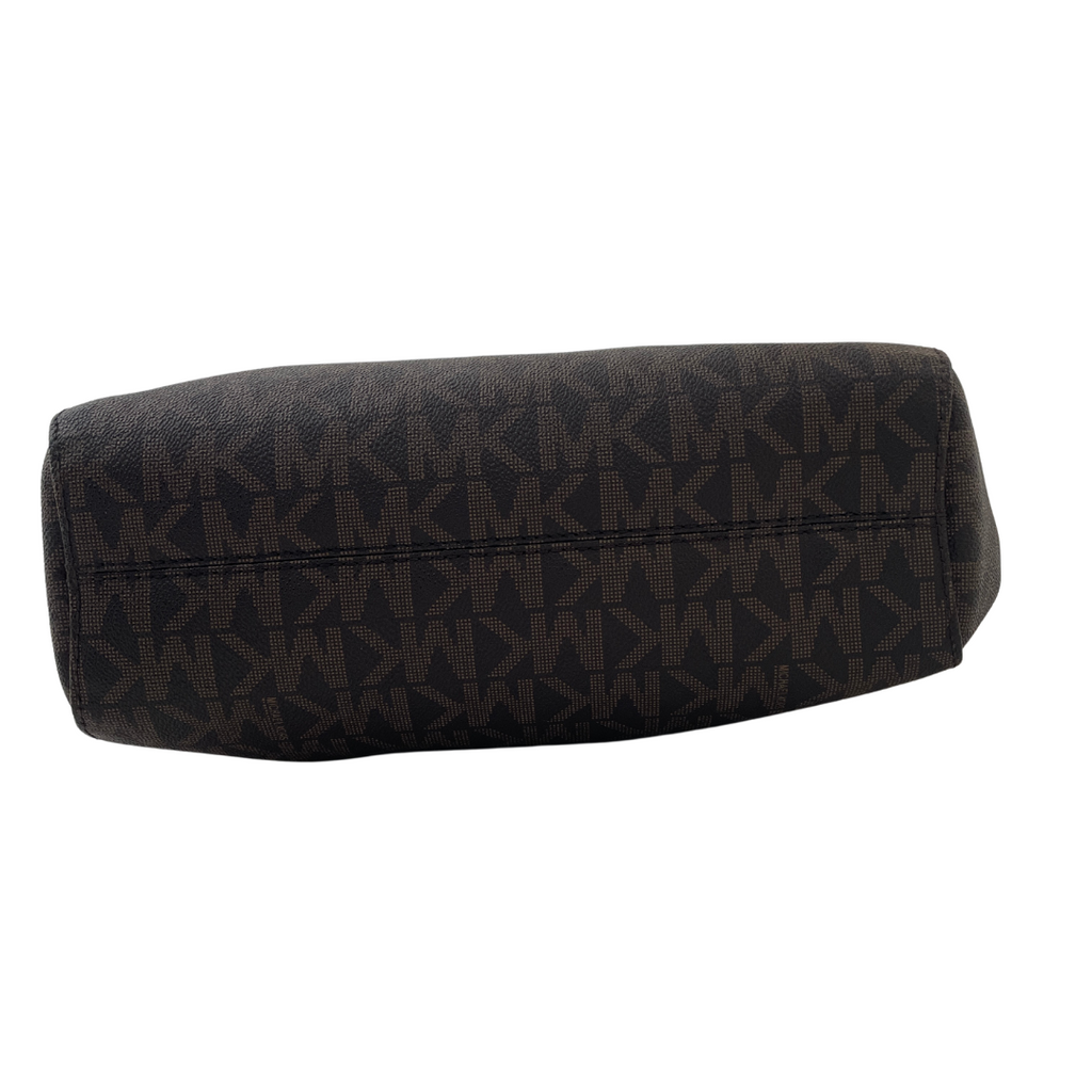 Michael Kors Brown Monogram Jetset Chain | Gently Used |