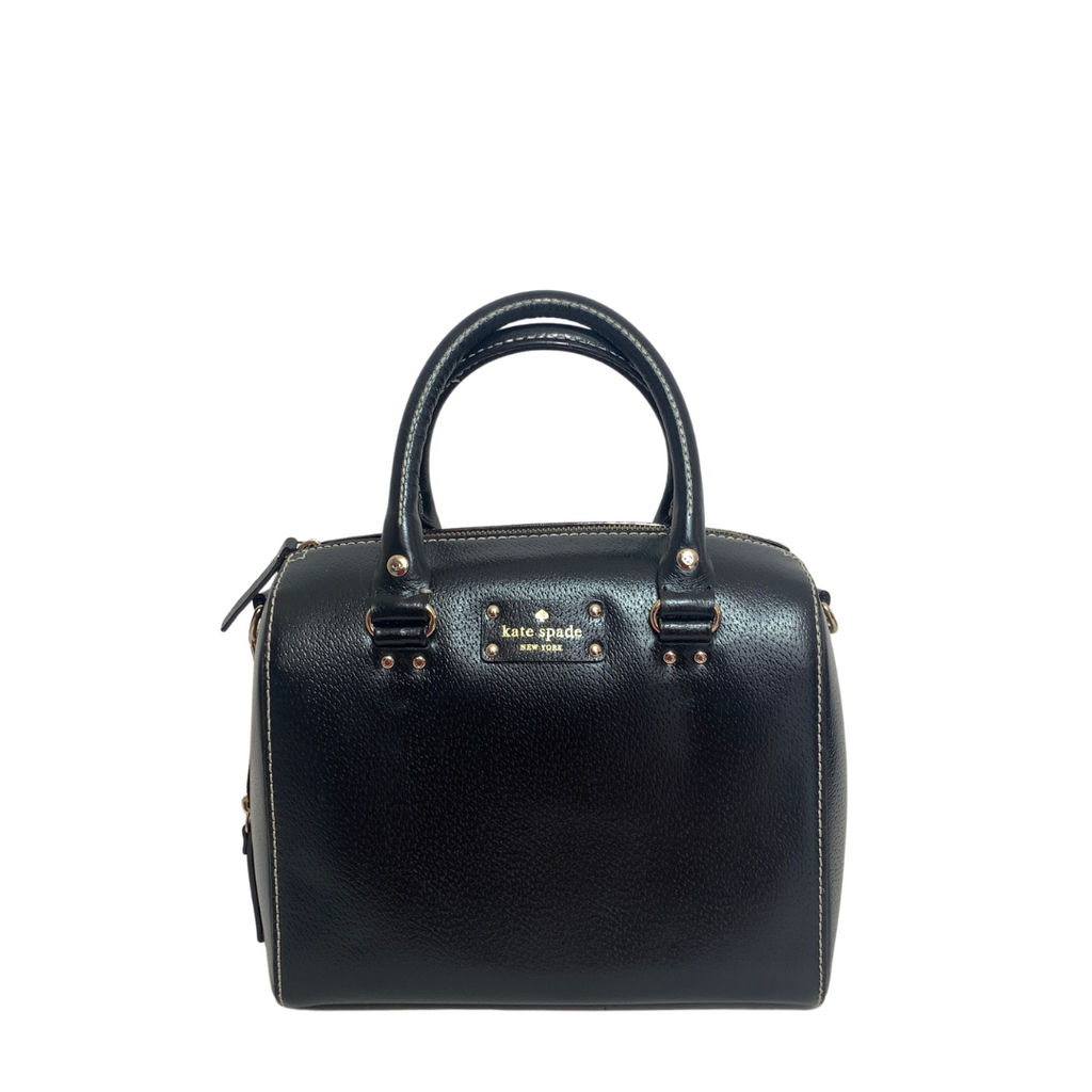 Kate Spade Black Wellesley Alessa Satchel | Gently Used |