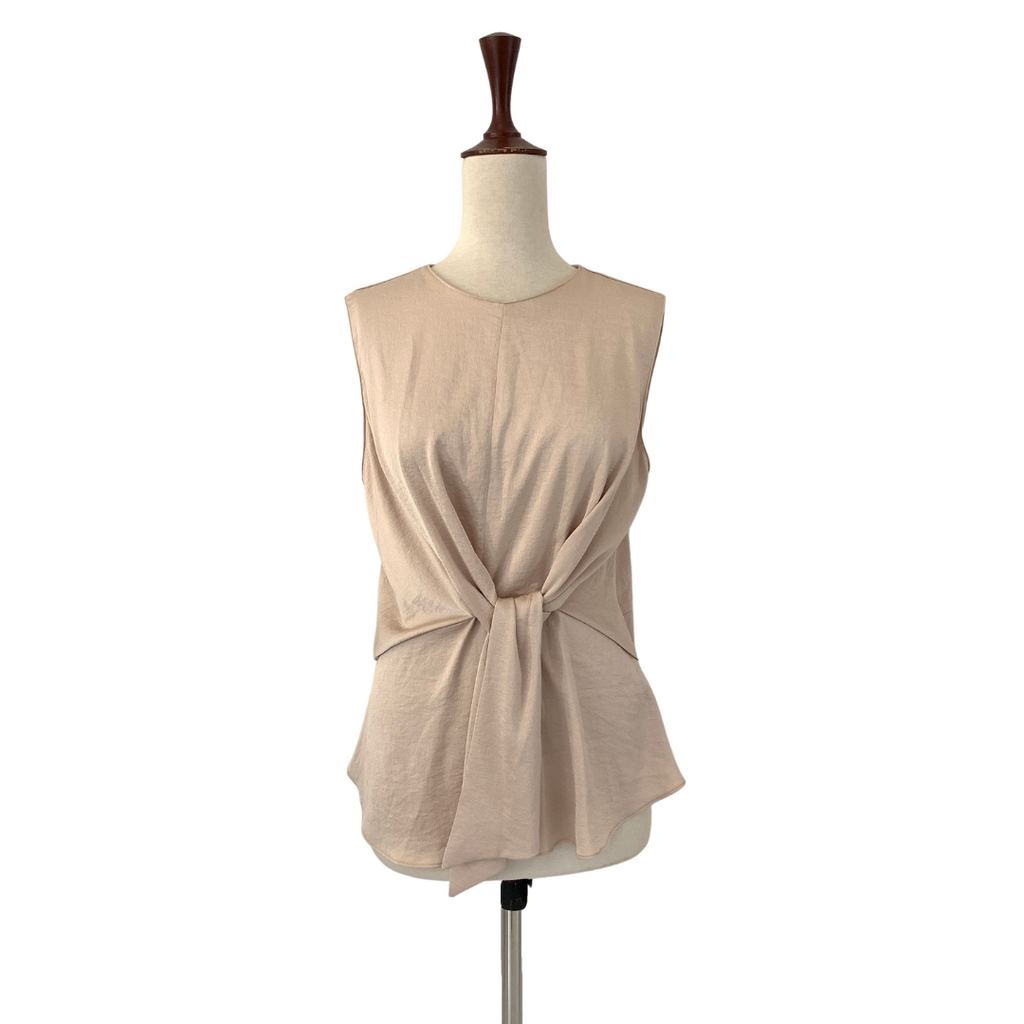 ZARA Cream Knot Top | Gently Used |