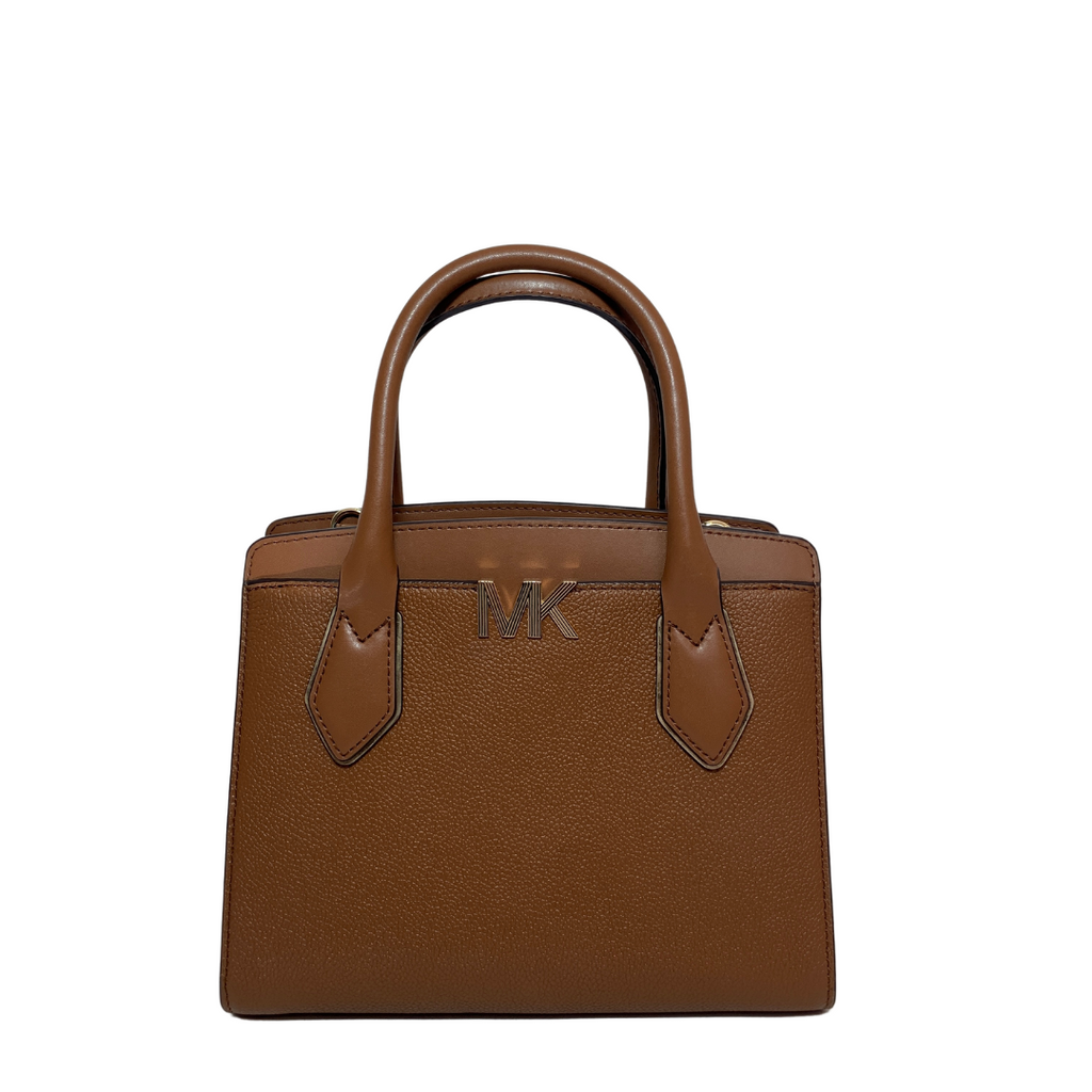 Michael Kors 'Montgomery' Tan Leather Satchel | Brand New |