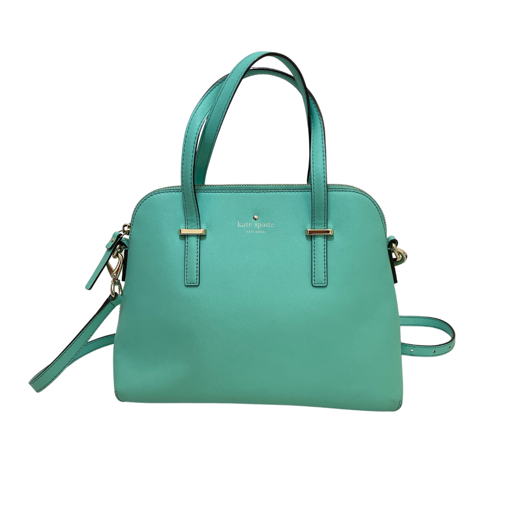 Kate Spade Teal Leather Satchel | Pre Loved |