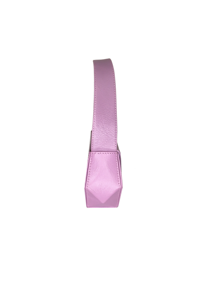 Warp Lilac Leather Baguette Bag | Sample |