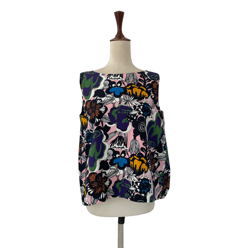 Uniqlo Multi-coloured Printed Shift Top | Gently Used |
