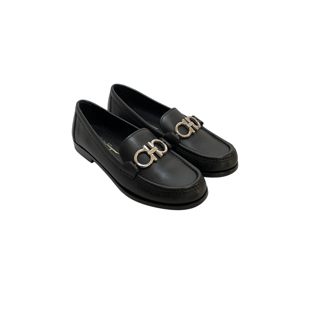Salvatore Ferragamo Women's Rolo Reversible Gancini Loafers | Gently Used |