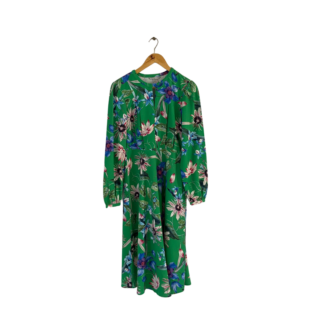 H&M Green Floral Printed Maxi Dress | Gently Used |
