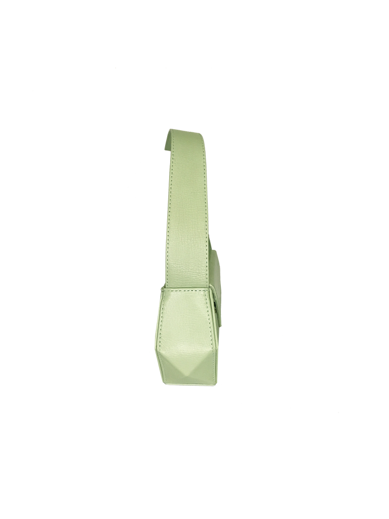 Warp Pistachio Leather Baguette Bag | Sample |