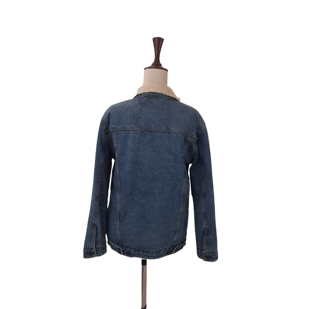 Pull & Bear Fleece Lined Denim Jacket | Gently Used |
