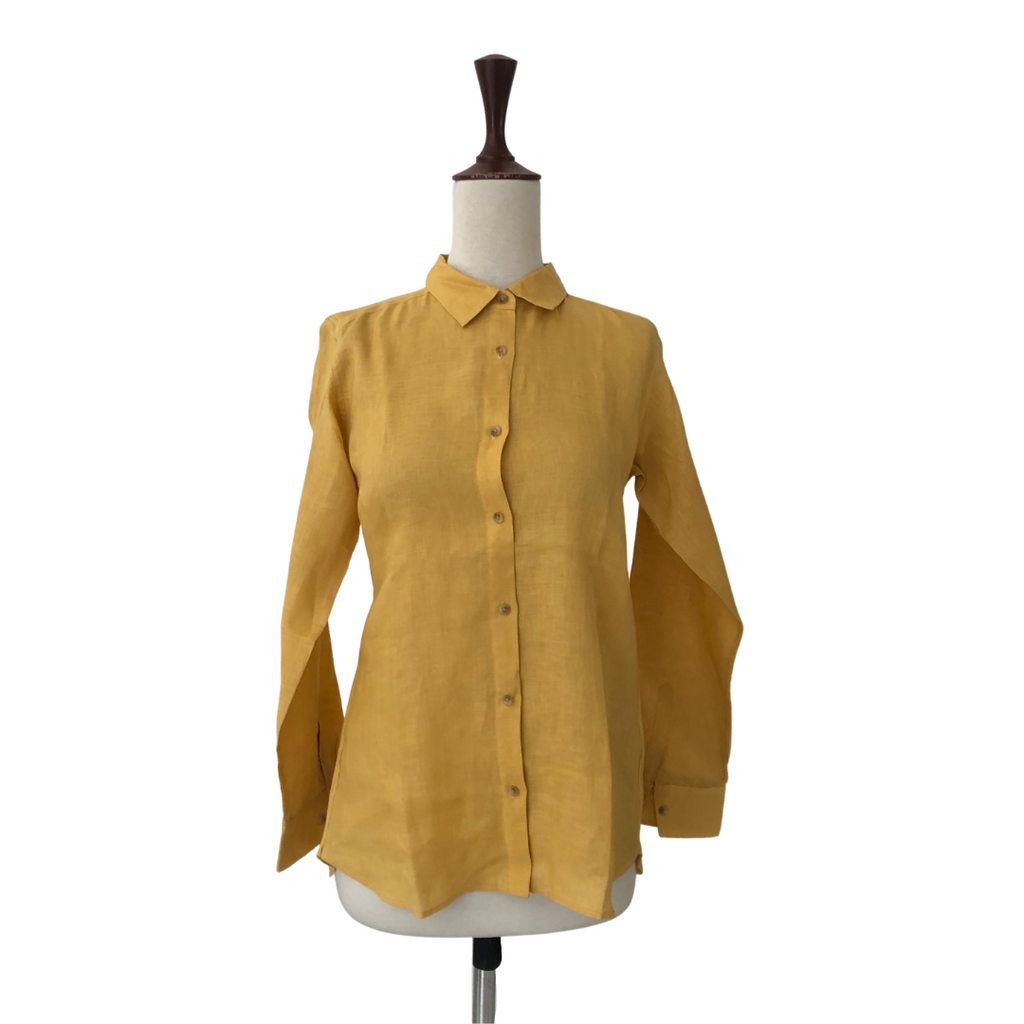 Uniqlo Yellow Collared Shirt | Gently Used |
