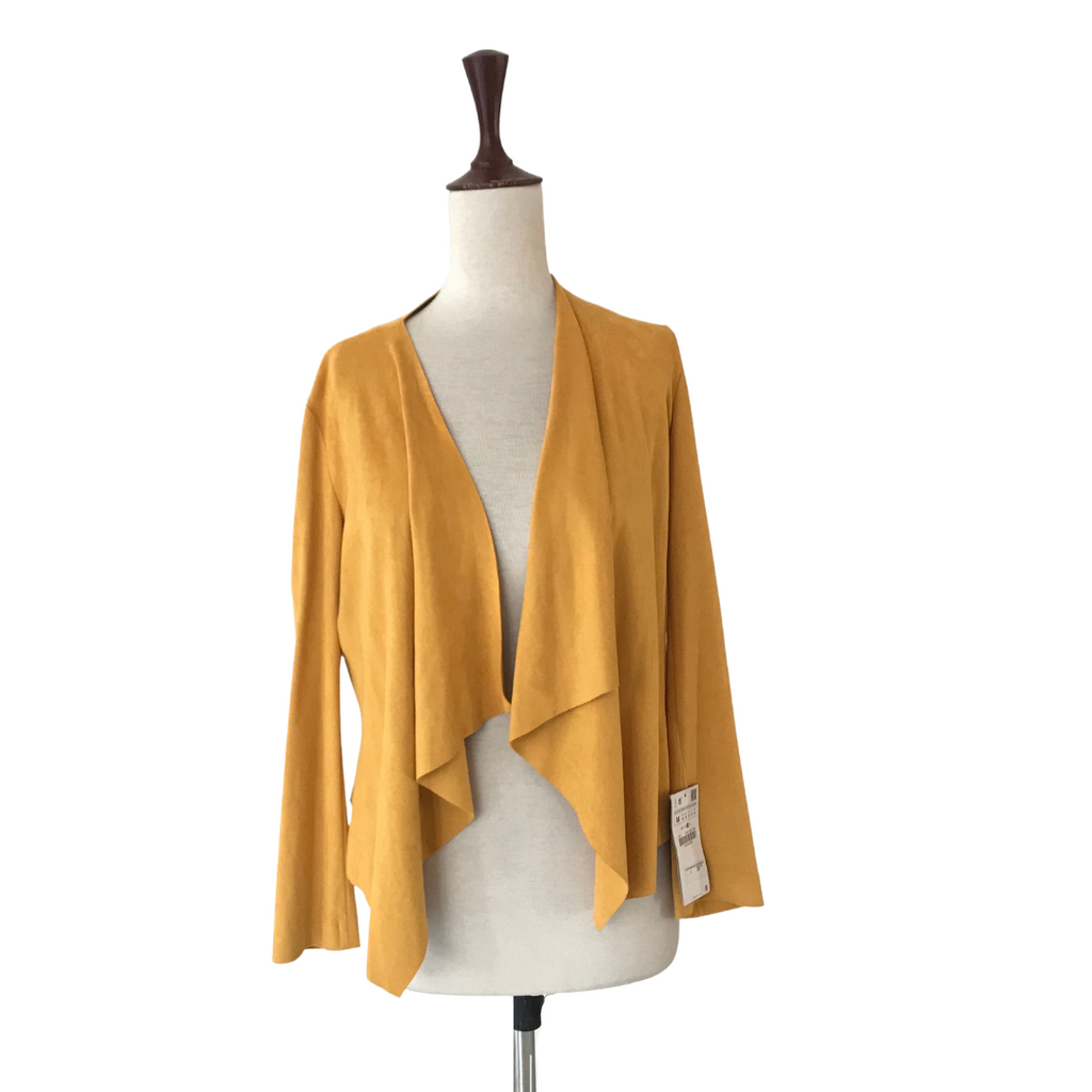 ZARA Mustard Suede Jacket | Brand New |