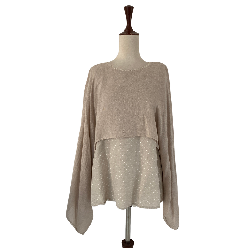 Soutache By Gaurika Sharma Beige Top | Gently Used |