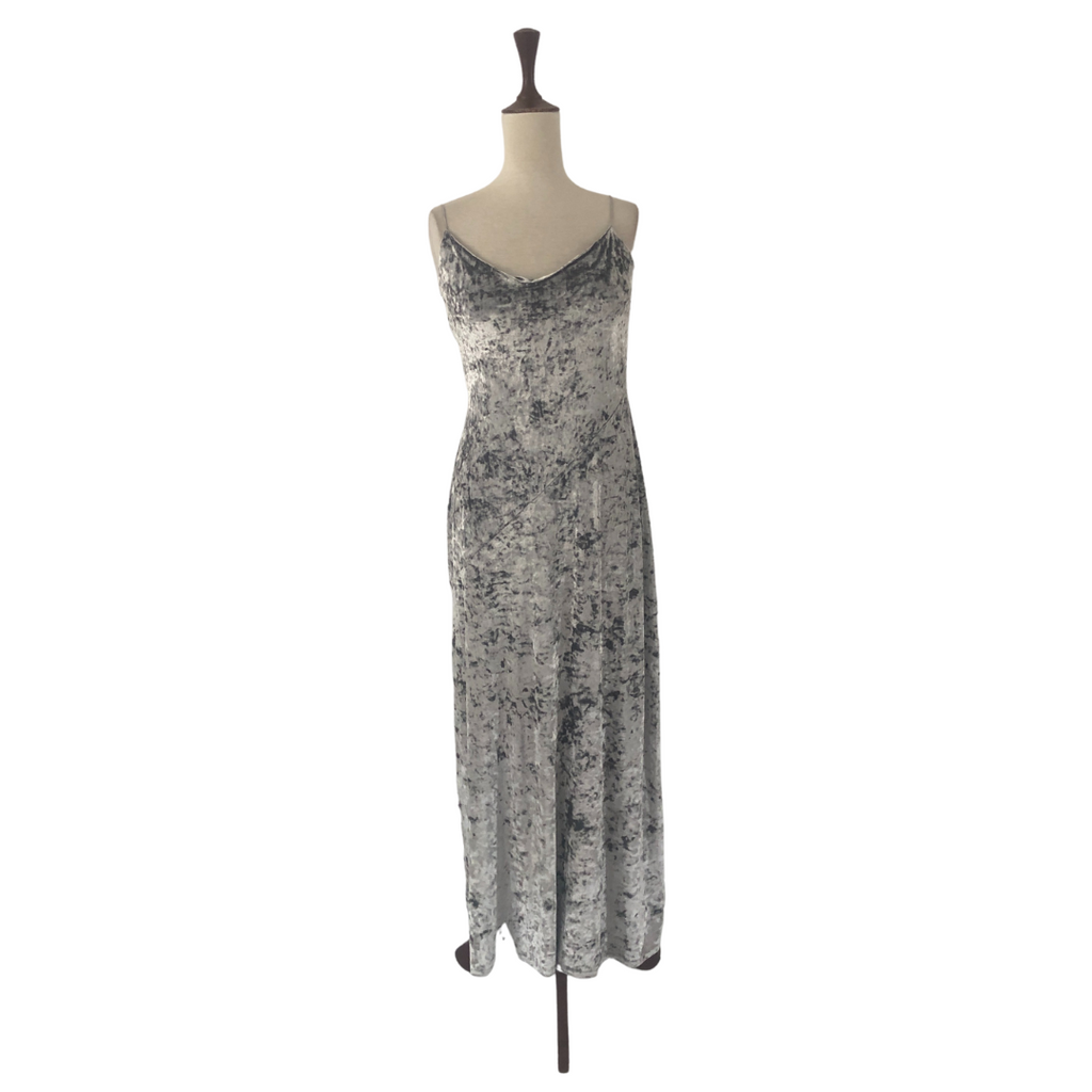 Millenium Silver Velvet Dress | Gently Used |