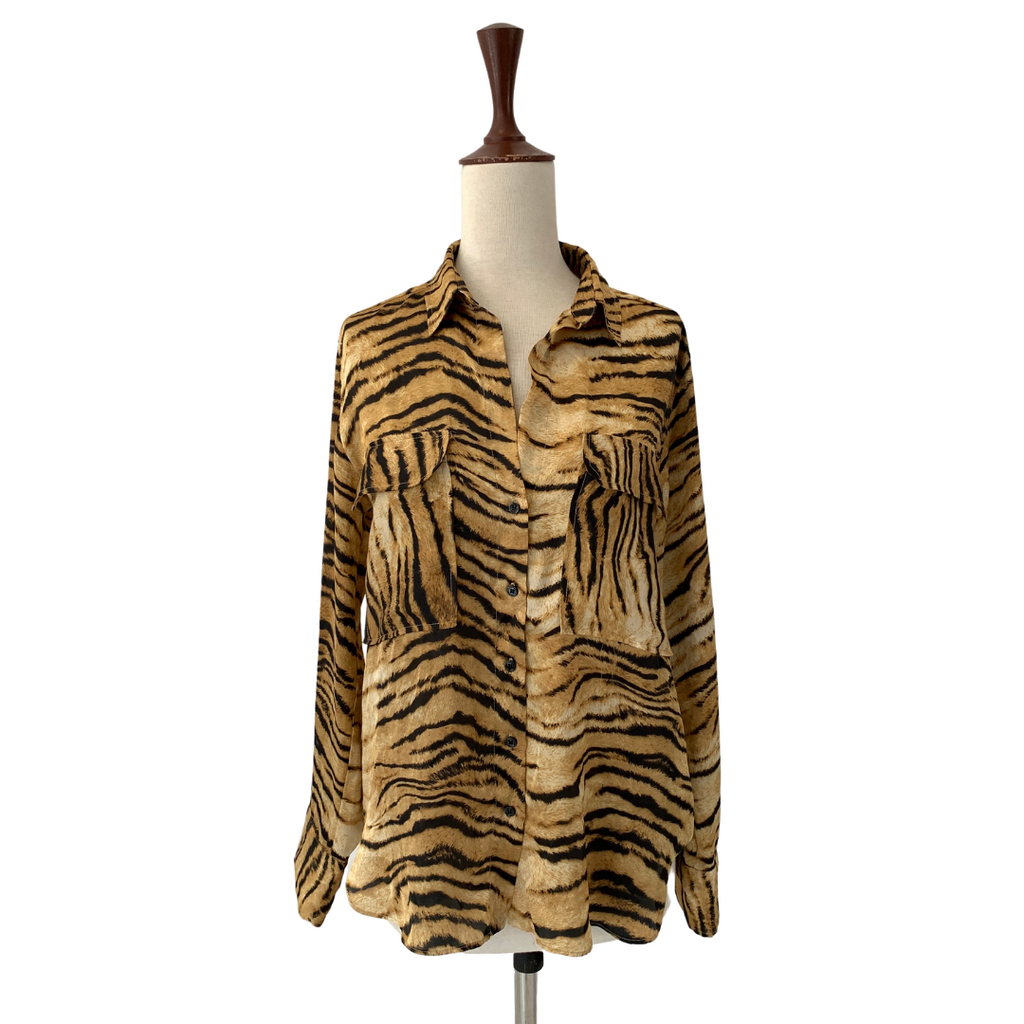 ZARA Tiger Print Shirt | Gently Used |