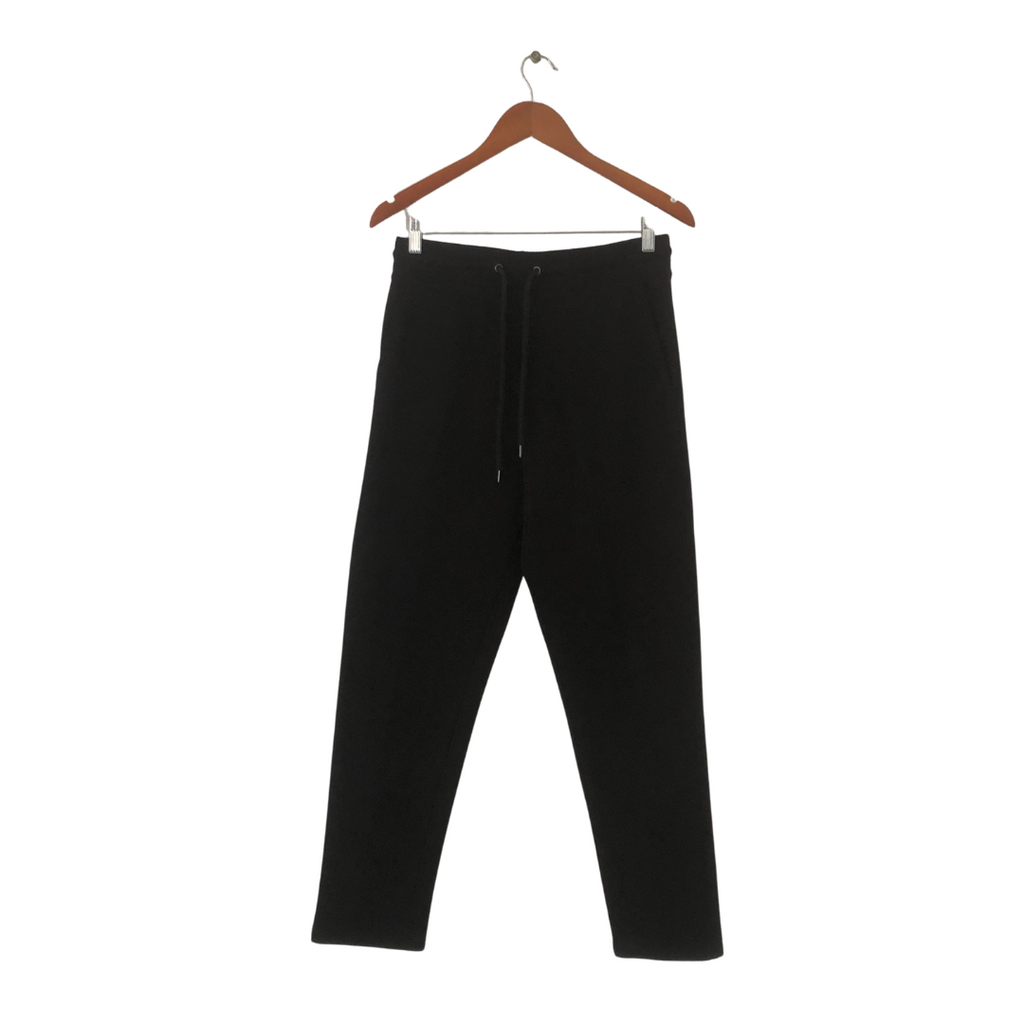 Marks & Spencer Black Cotton Stretch Pants | Brand New |