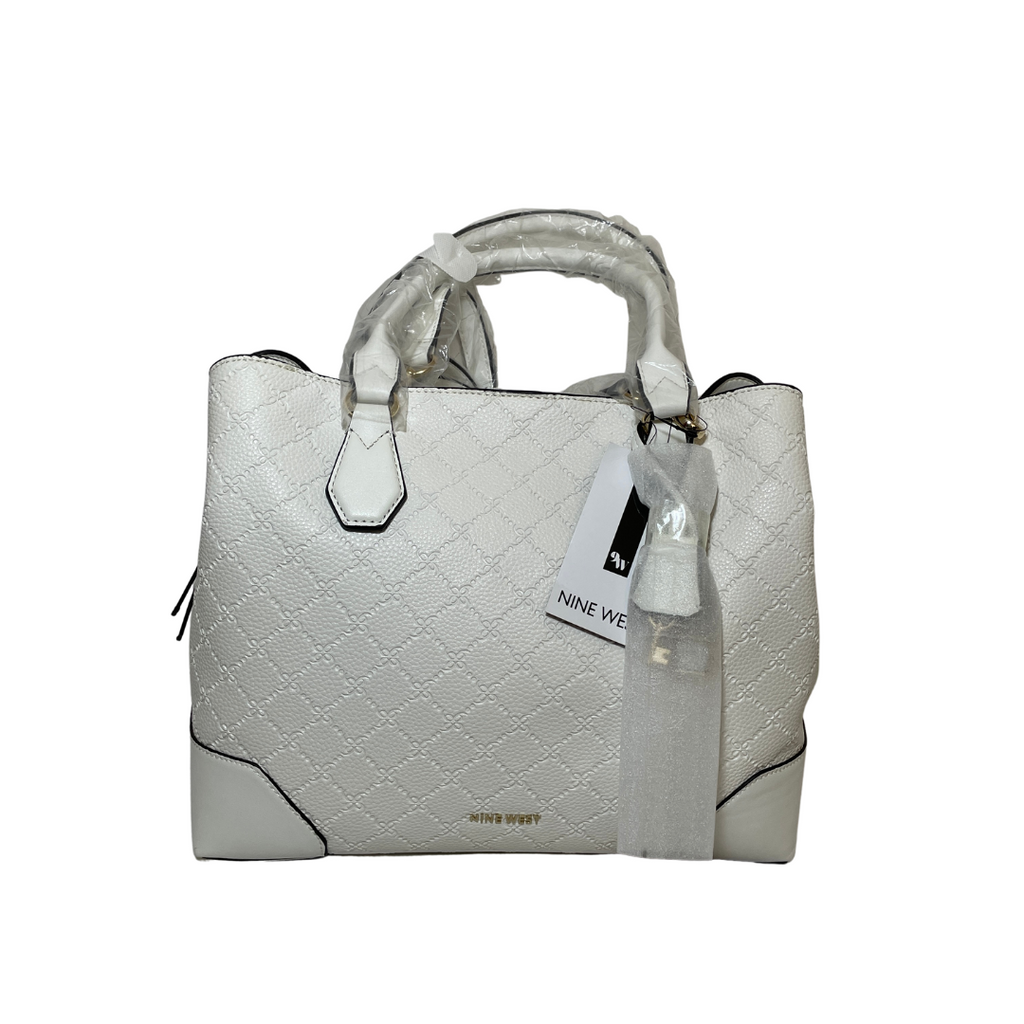 Nine West White 'Brooklyn' Convertible Shoulder Bag | Brand New |