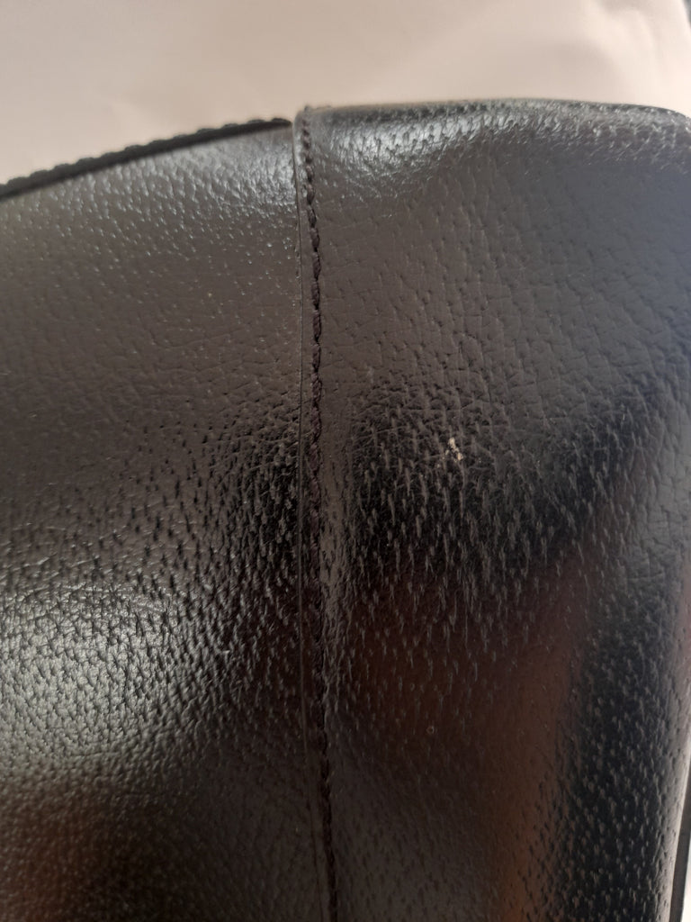 Kate Spade Black Leather Dome Satchel | Pre Loved |