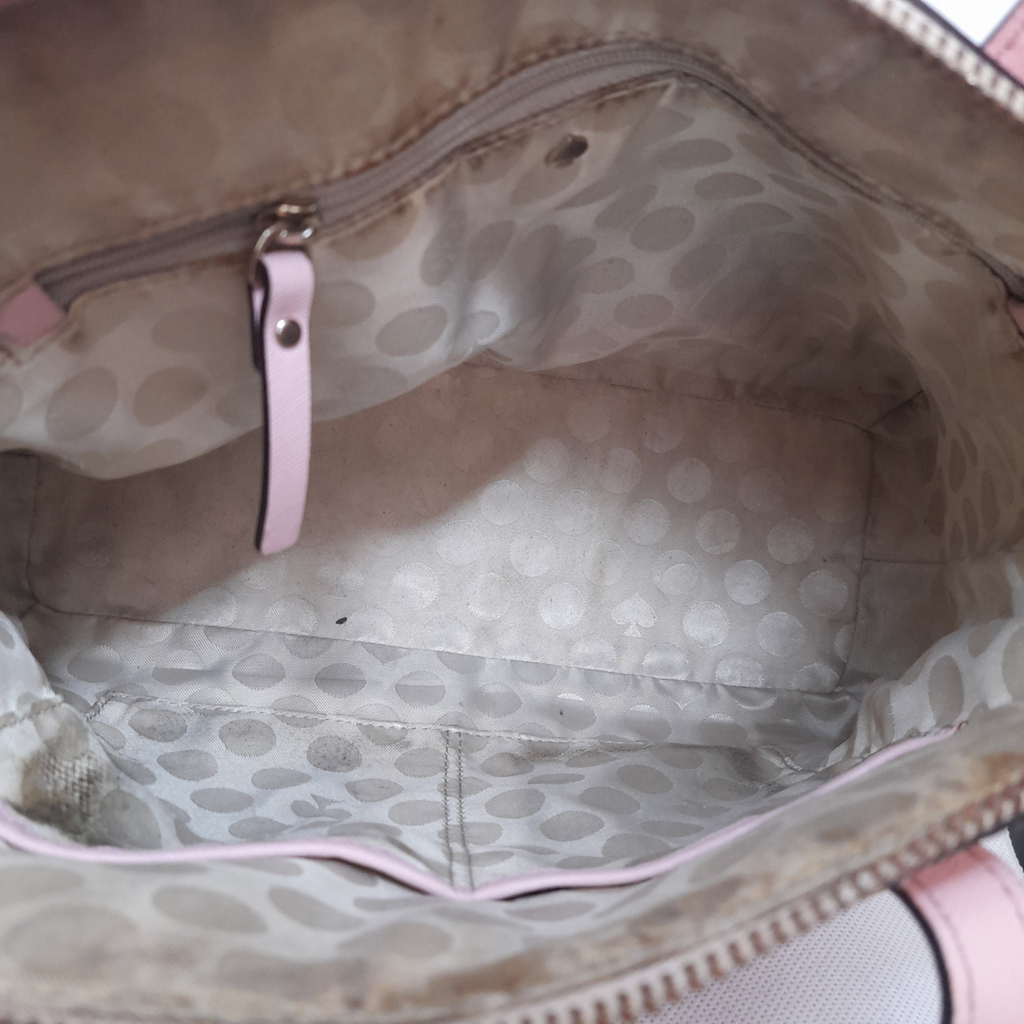 Kate Spade Light Pink Leather Tote | Pre Loved |