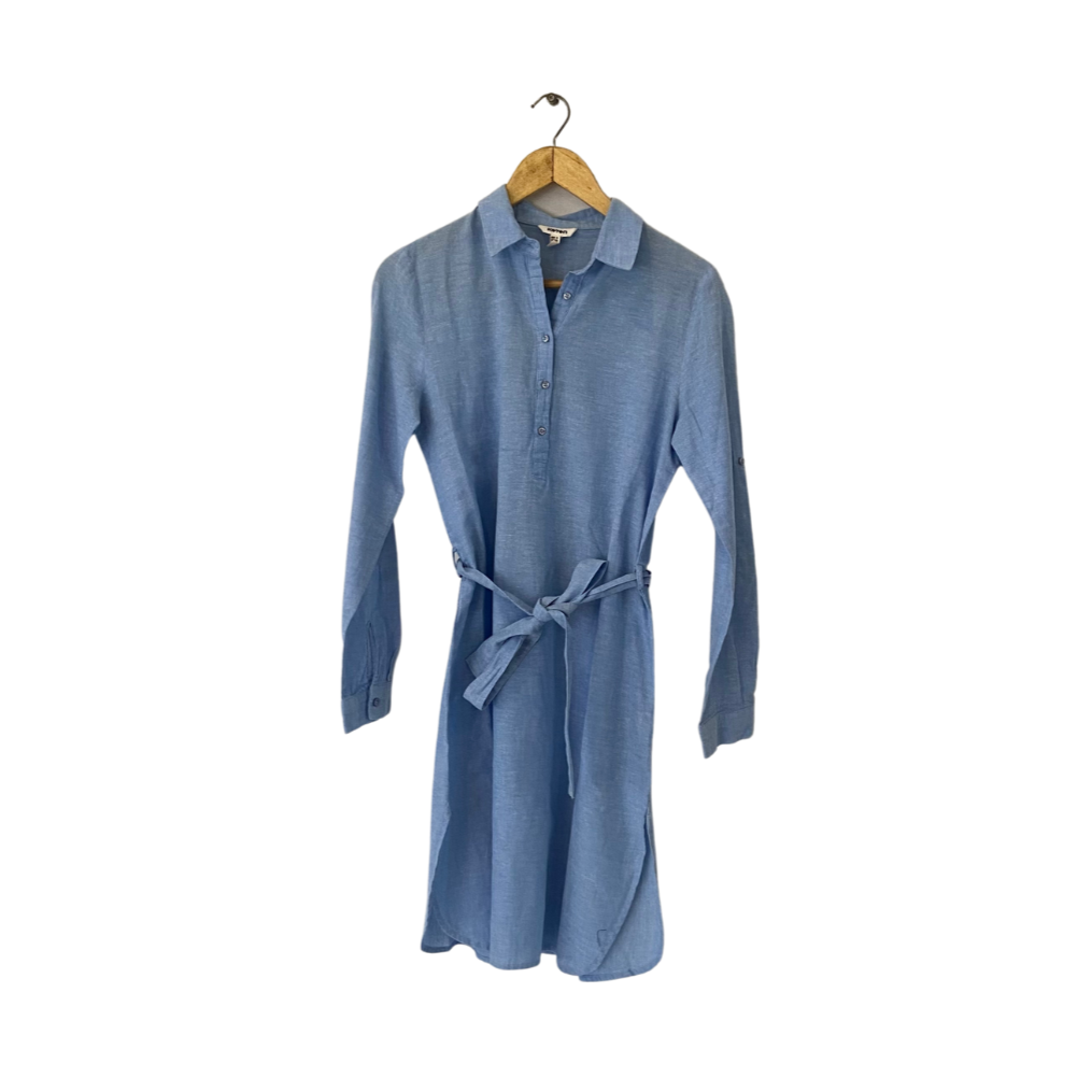 Koton Blue Collared Long Shirt | Gently Used |