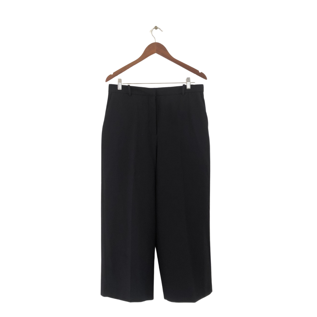 ZARA Navy Wide Leg Pants | Gently Used |