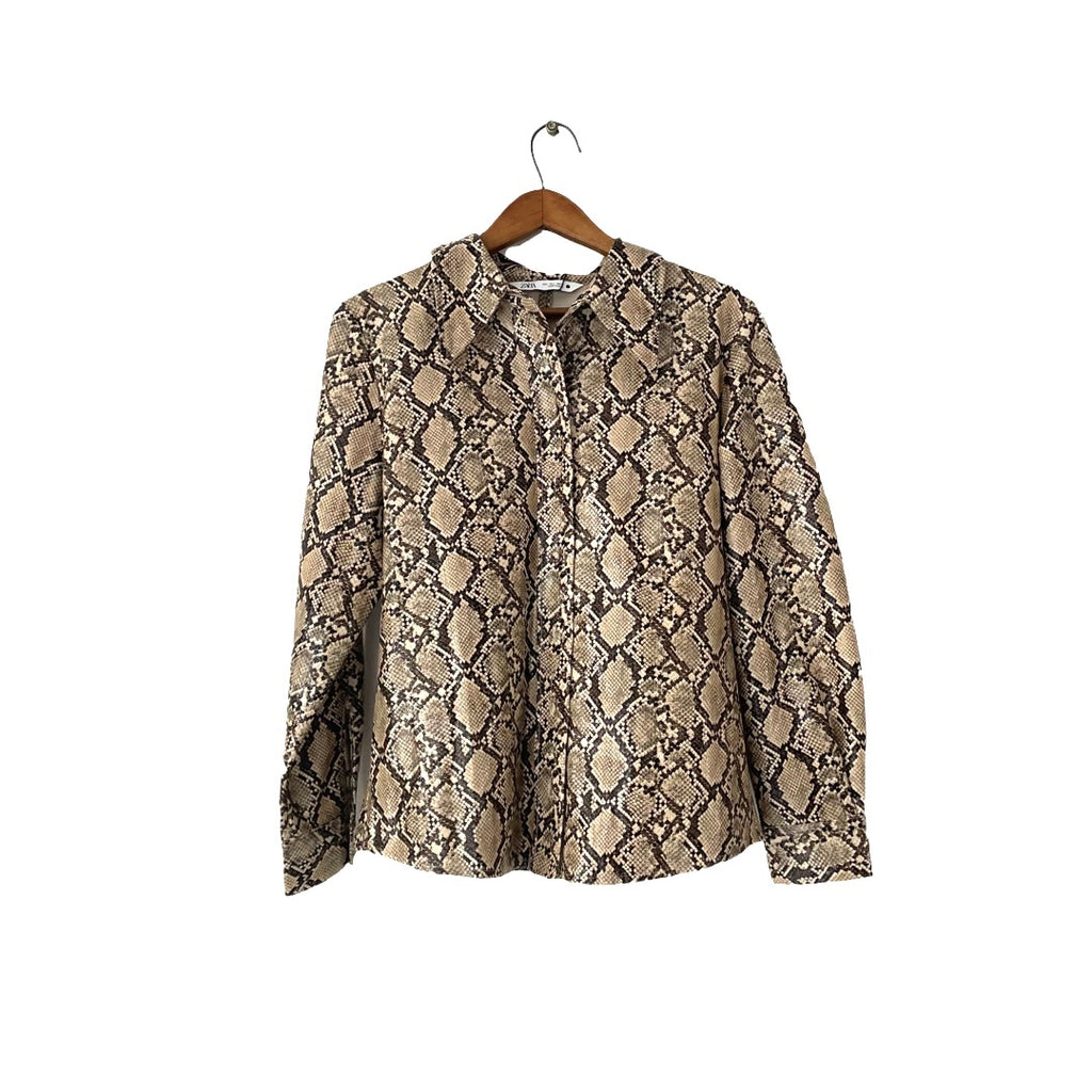 ZARA Snakeskin Shirt | Brand New |