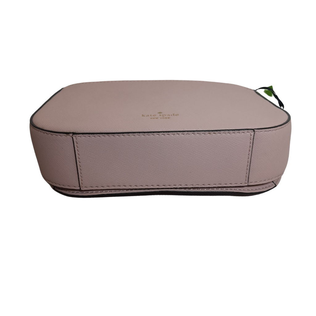 Kate Spade Light Pink Leather Large Carsen 'Laurel Way' Crossbody Bag | Brand New |