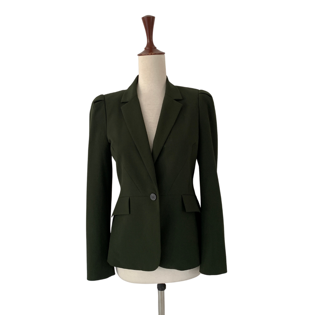ZARA Olive Green Blazer | Gently Used |