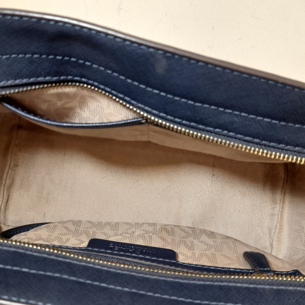 Michael Kors Navy Blue 'Selma' Satchel | Gently Used |