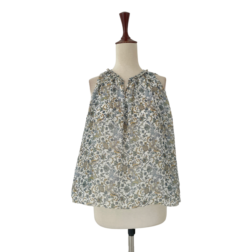 ZARA Printed Sleeveless Top | Gently Used |
