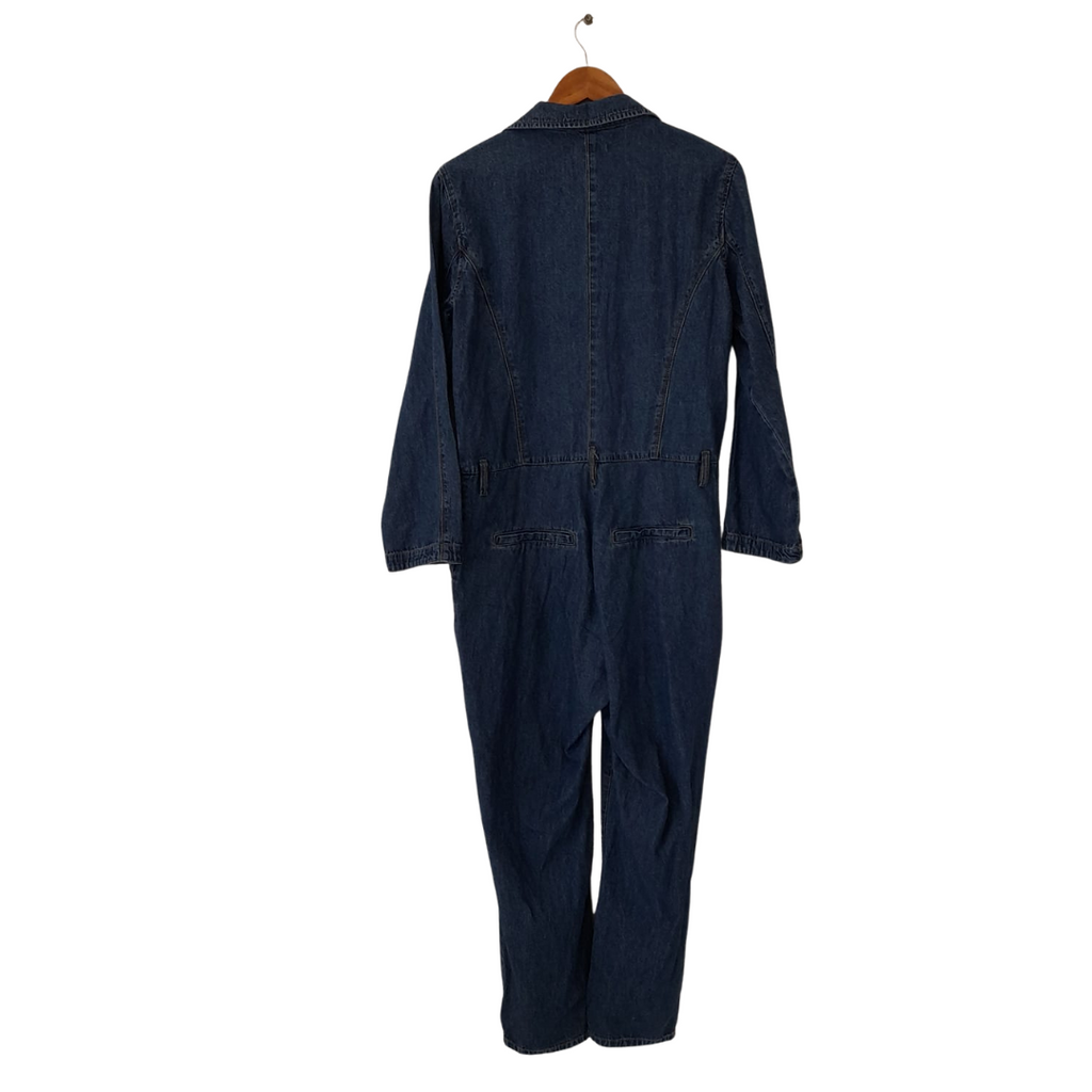Mango Blue Denim Jumpsuit | Gently Used |