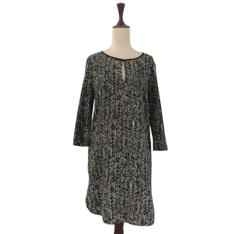 Mango Black Printed Tunic | Pre Loved |