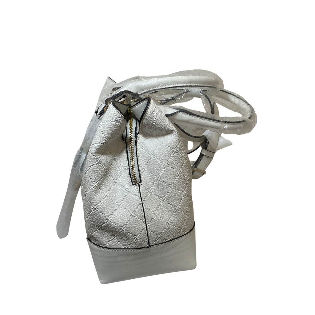 Nine West White 'Brooklyn' Convertible Shoulder Bag | Brand New |