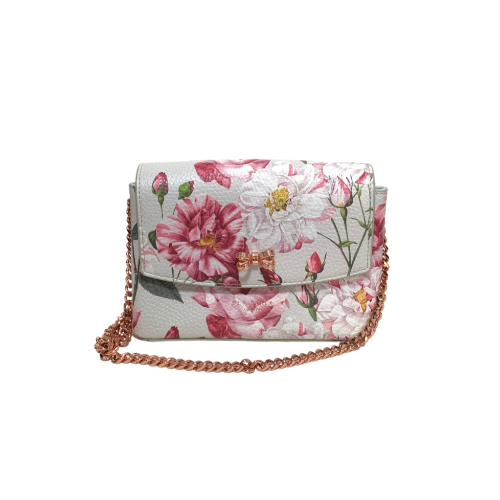 Ted Baker 'Loreta' Grey Printed Crossbody Bag | Gently Used |