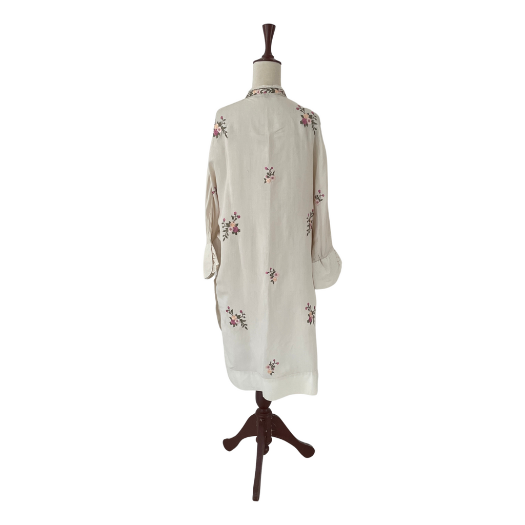 Saira Habib Cream Embroidered Kurta | Pre Loved |