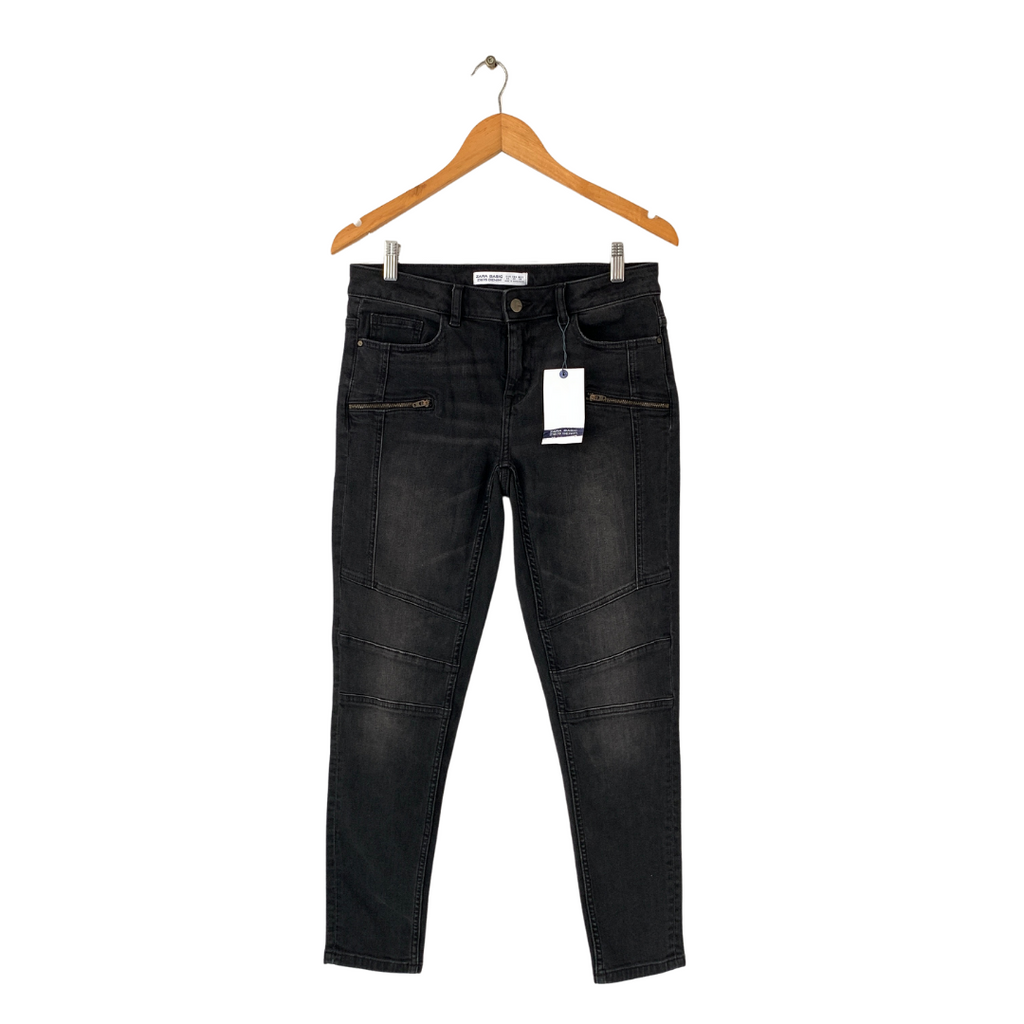 ZARA Black Faded Skinny Jeans  | Brand New |
