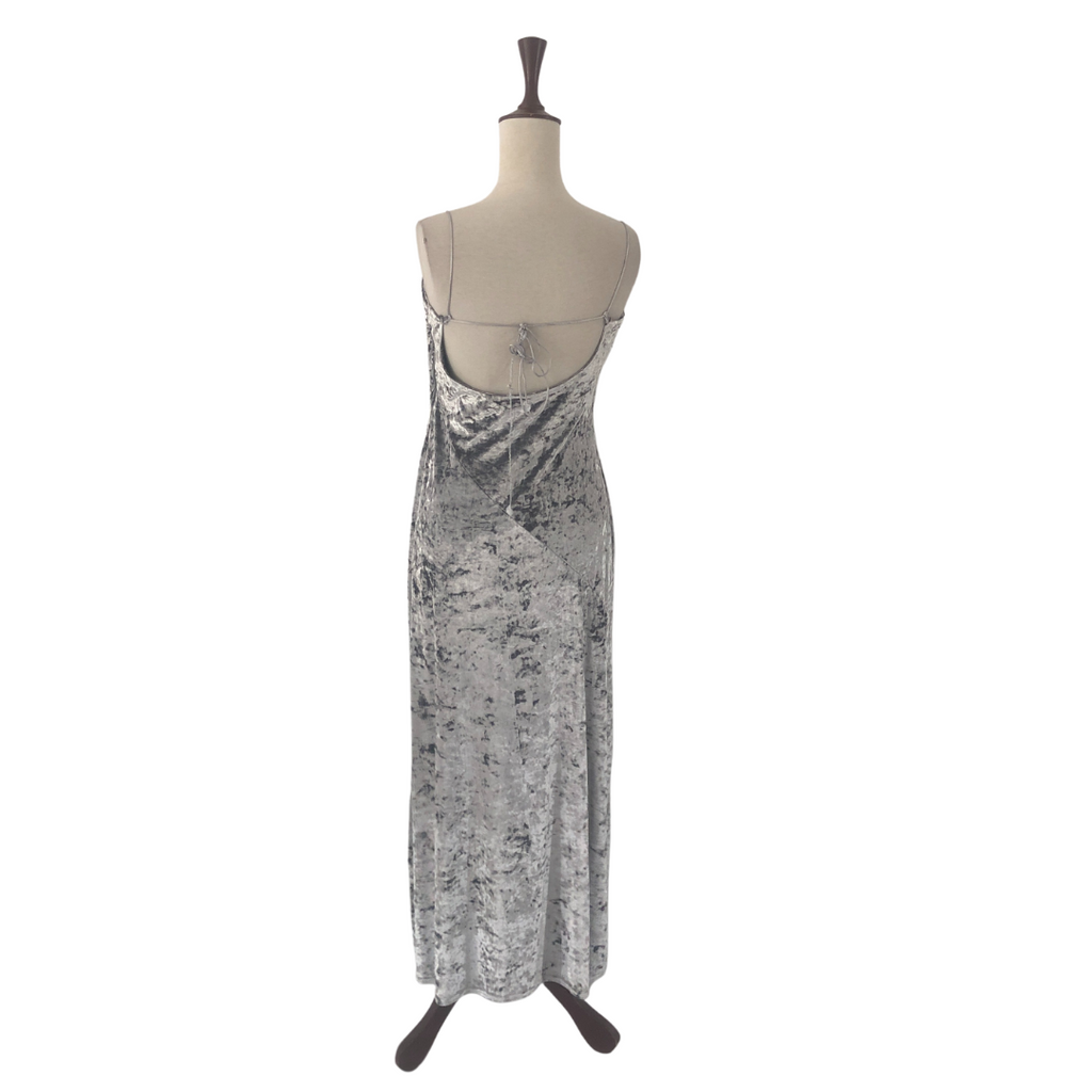 Millenium Silver Velvet Dress | Gently Used |