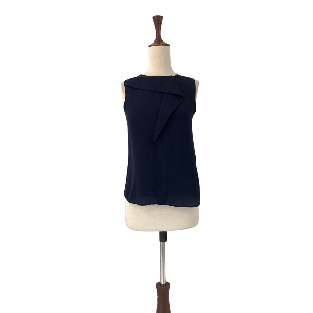 ZARA Navy Sleeveless Top | Like New |