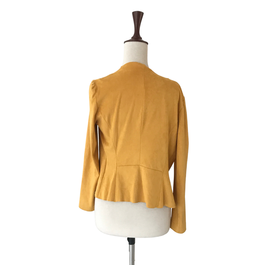 ZARA Mustard Suede Jacket | Brand New |