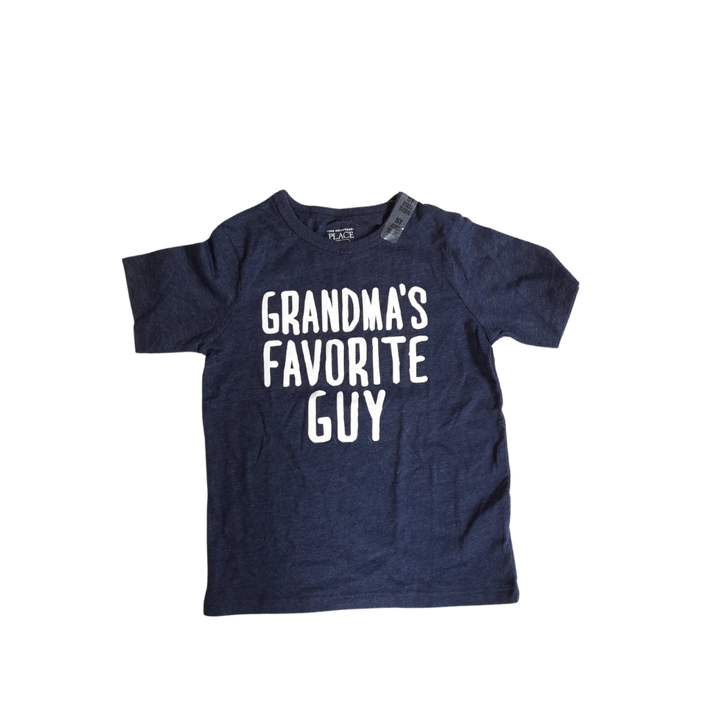 The Children's Place Navy 'Grandma's Favorite' T-Shirt (5 Years) | Brand New |