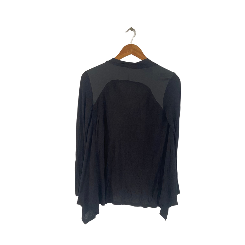 ZARA Black Faux Leather Trim Cover-up | Gently Used |