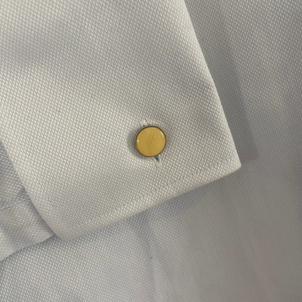 Hugo Boss Men's Blue Shirt with Cufflinks | Gently Used |
