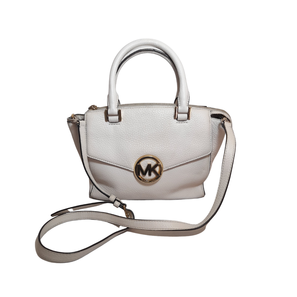 Michael Kors Cream 'Hudson' Leather Tote | Pre Loved |