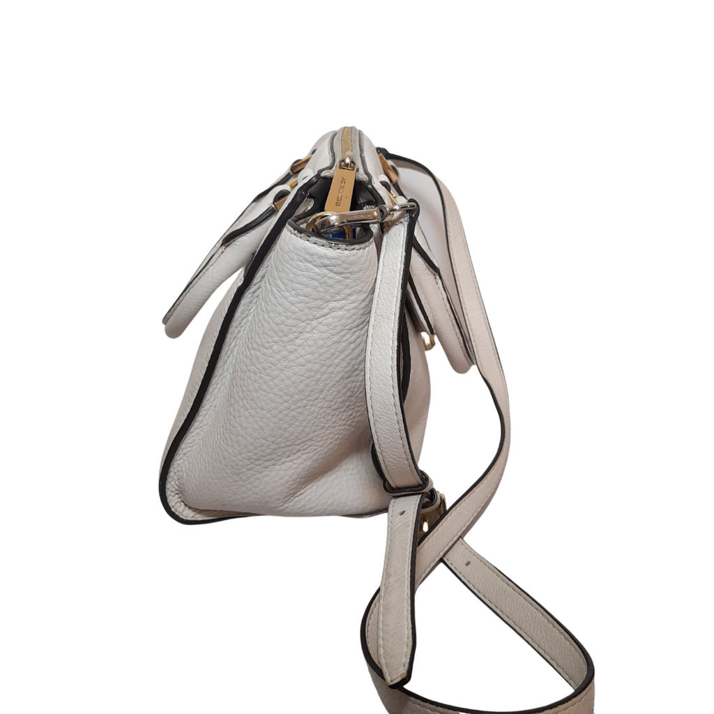 Michael Kors Cream 'Hudson' Leather Tote | Pre Loved |