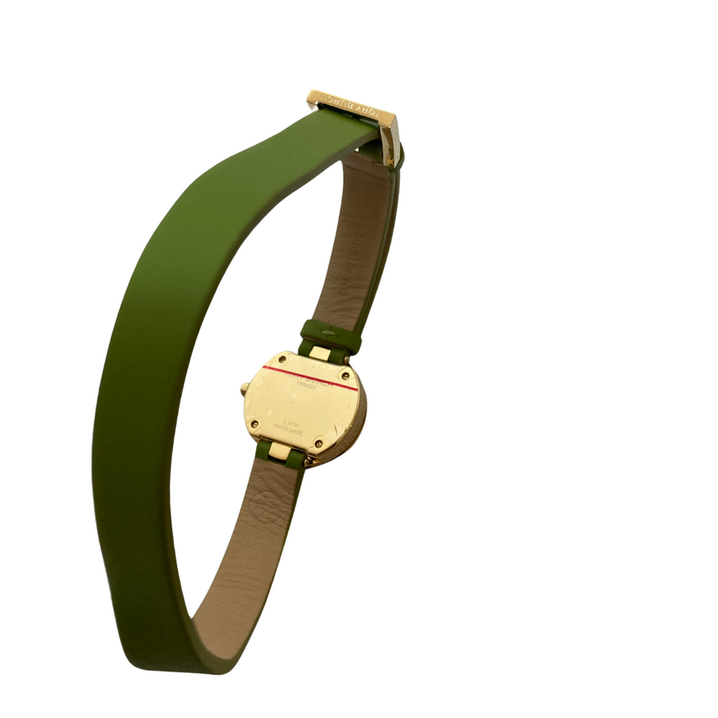 Tory Burch Green 'TRB4022' Wraparound Watch | Gently Used |