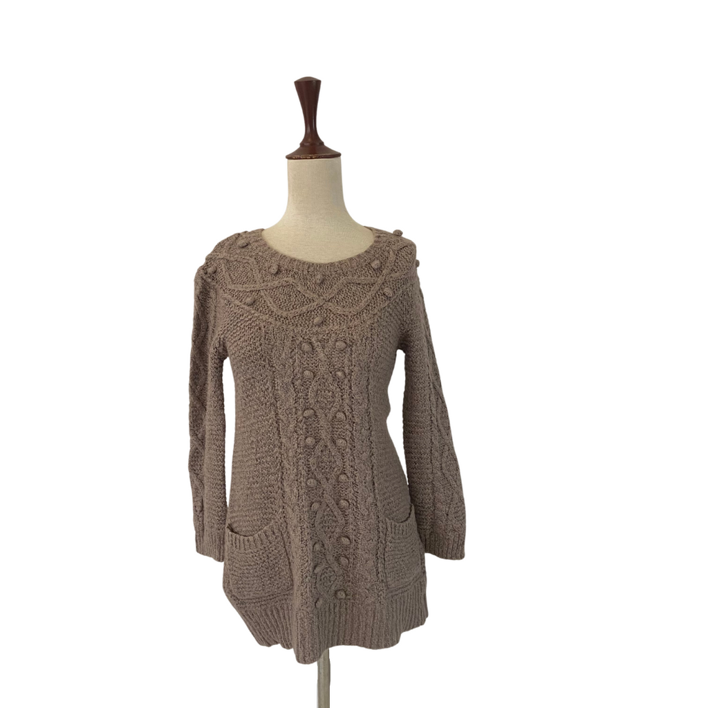 Page Boy Grey Knit Sweater | Gently Used |