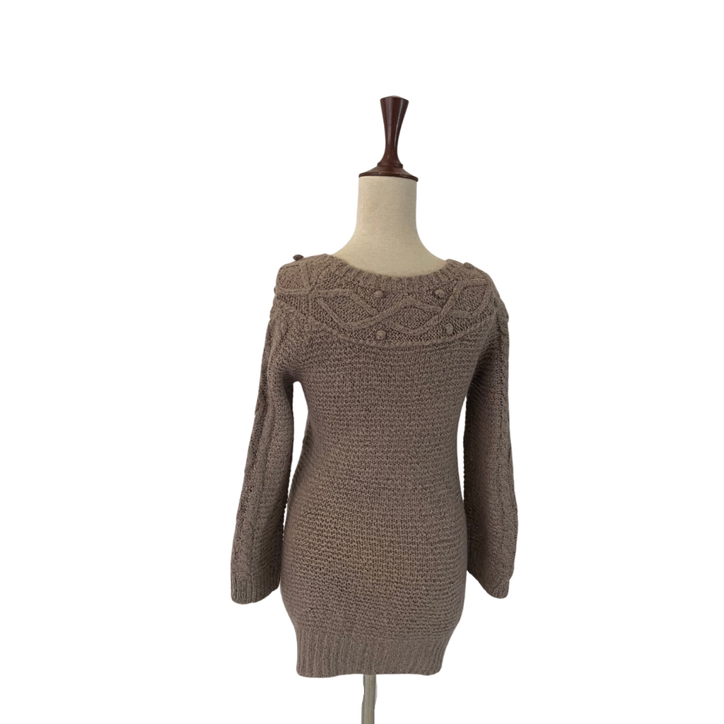 Page Boy Grey Knit Sweater | Gently Used |