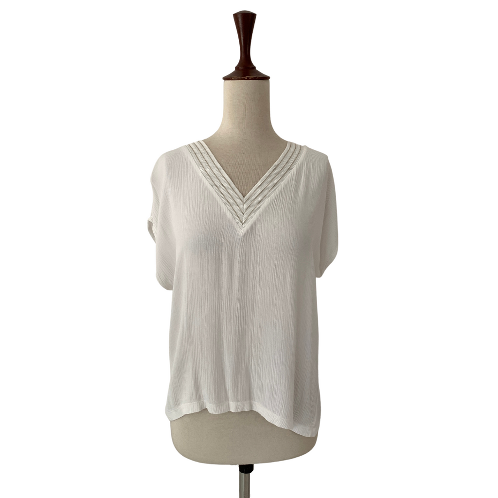 Massimo Dutti White Top | Gently Used |