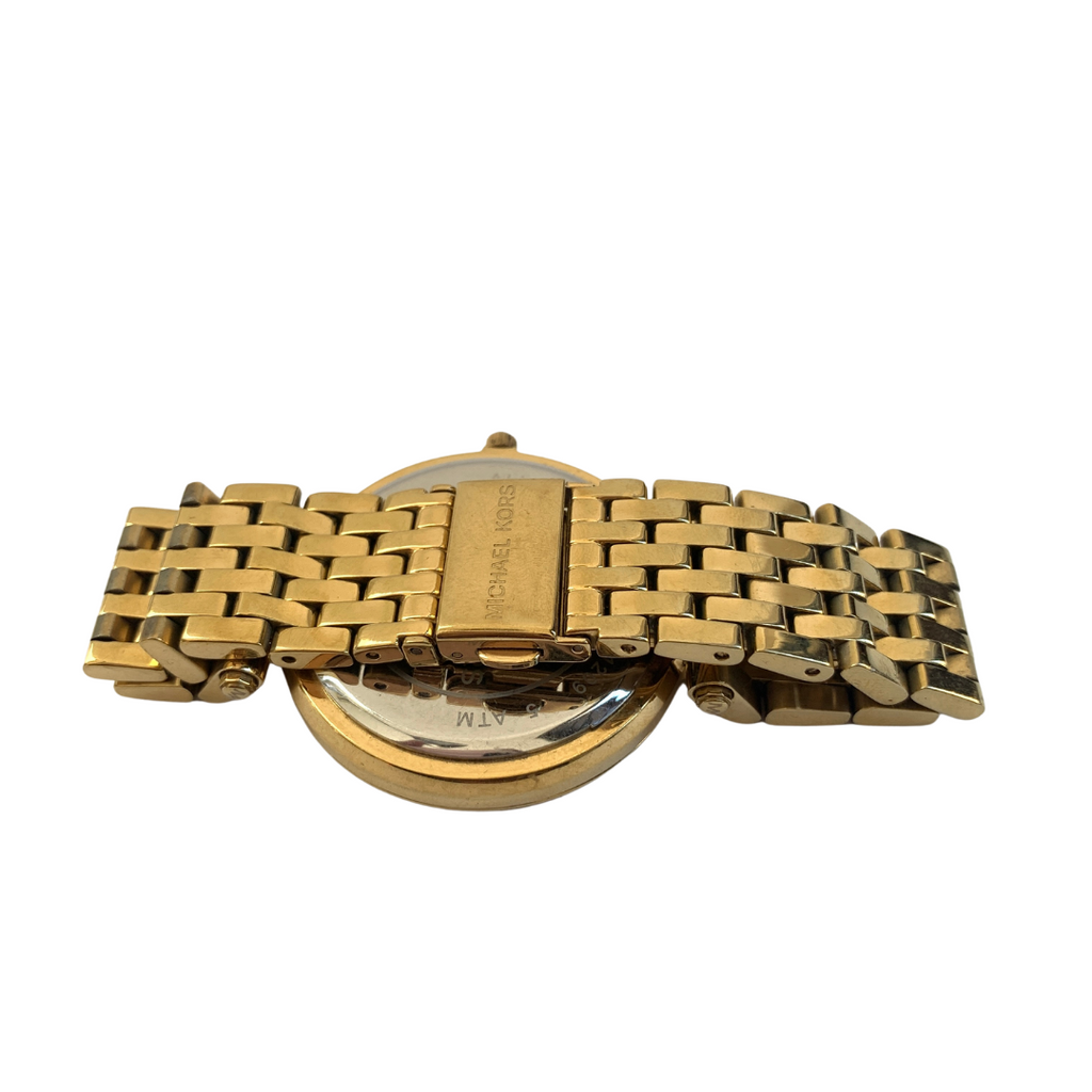 Michael Kors MK3191 Gold Rhinestone Watch | Gently Used |